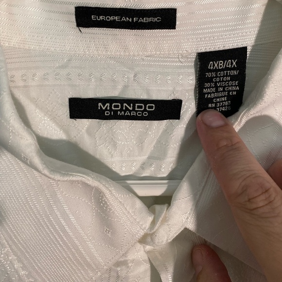 ☀️Mens Big & Tall Mondo Di Marco Formal Button Down Shirt☀️ - Picture 4 of 6